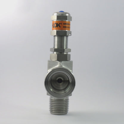 Válvula de Relevo (Alivio) en A Inox S316 1/2" Macho-Hembra NPT Roscada
